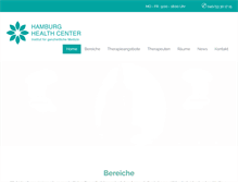 Tablet Screenshot of hamburg-health-center.com